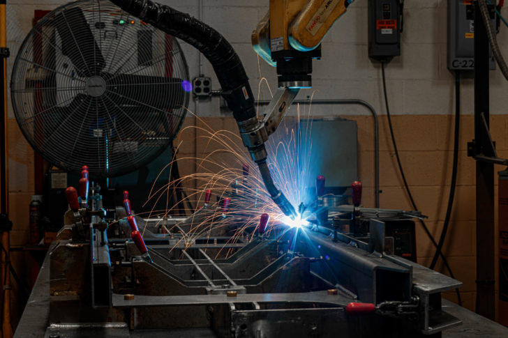 Precision Metal Fabrication with Robot Welders