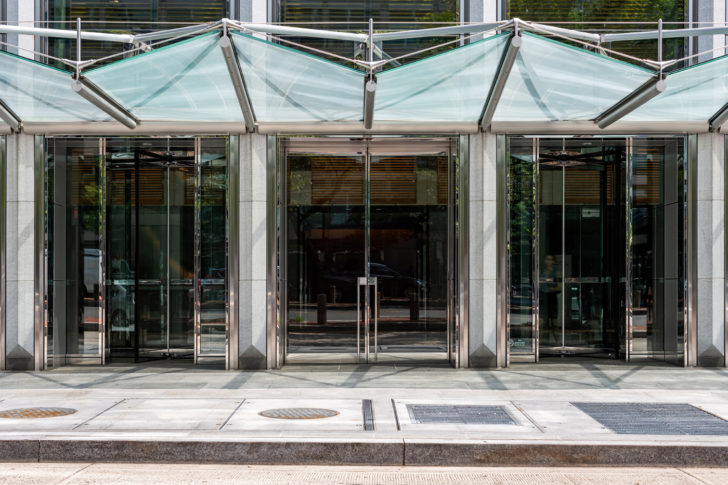 Dawson doors on 1000 Connecticut Avenue, Washington DC