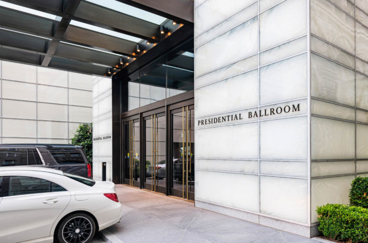 Doors of the Trump International Hotel Washington, D.C., designed and created by Dawson