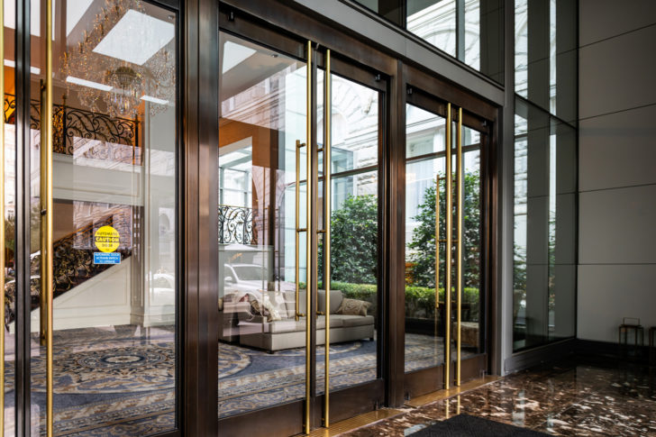 Dawson doors on Trump Hotel, Washington DC