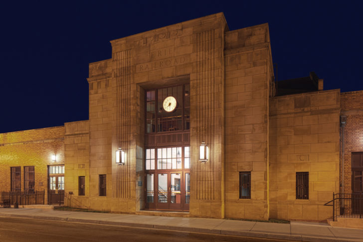 Dawson doors on Erie - Lackawanna Train Station