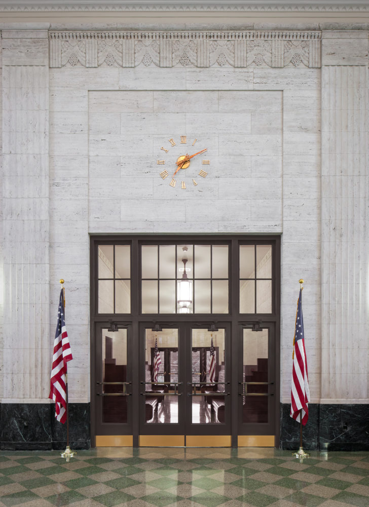 Dawson doors on Erie - Lackawanna Train Station