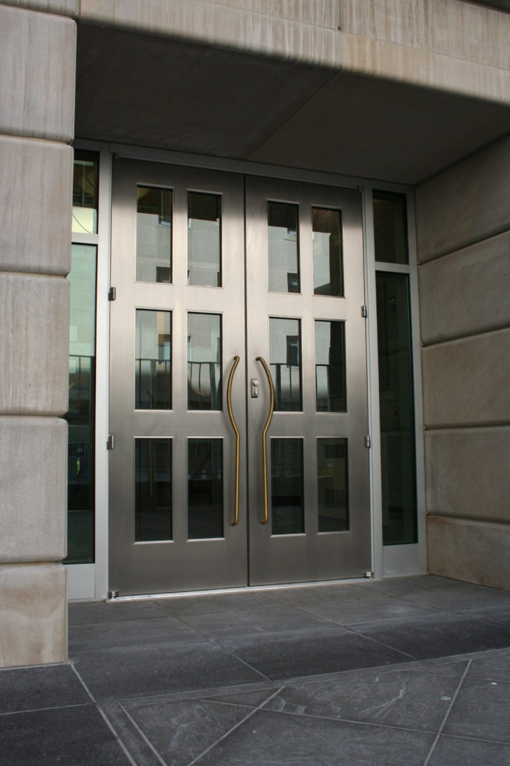 Dawson doors on Harrisburg Judicial Center, Harrisburg, PA