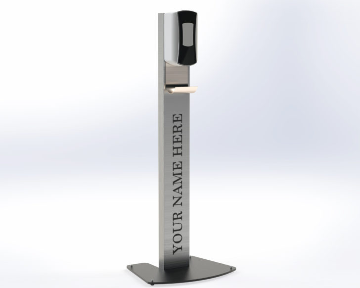 Hand Sanitizer Station Vertical - by Dawson Hand Sanitizer Station Vertical - by Dawson