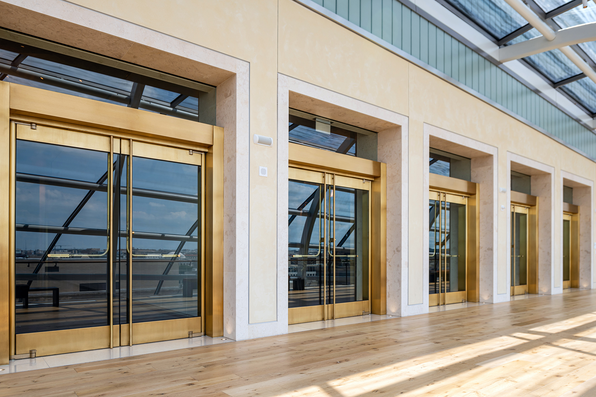 Brass Doors on the Museum