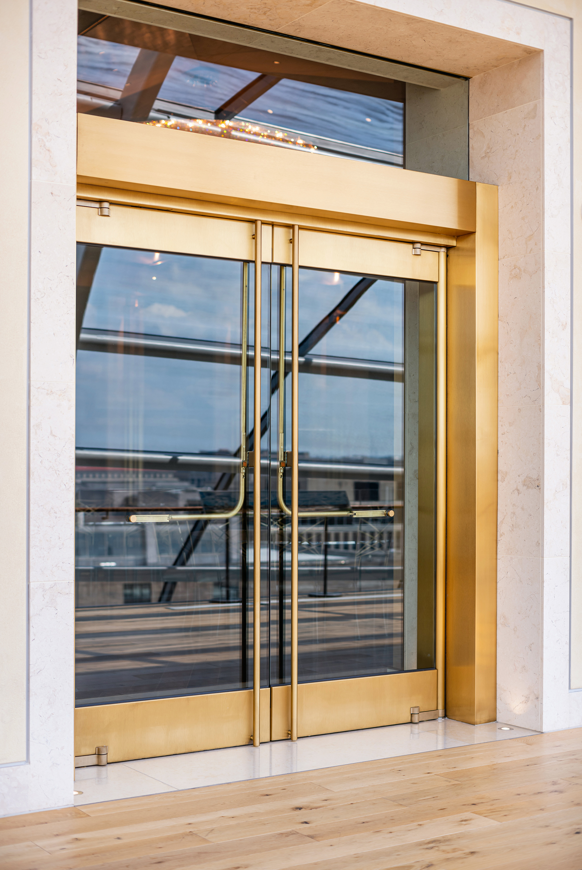 Brass Doors on the Museum