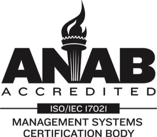ANAB Accredited ISO