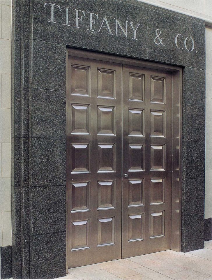 Custom Stainless Steel Storefront Door