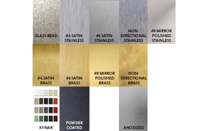 Material Finishes