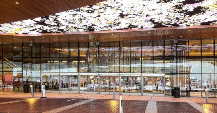 Exterior of Live casino live casino entrance