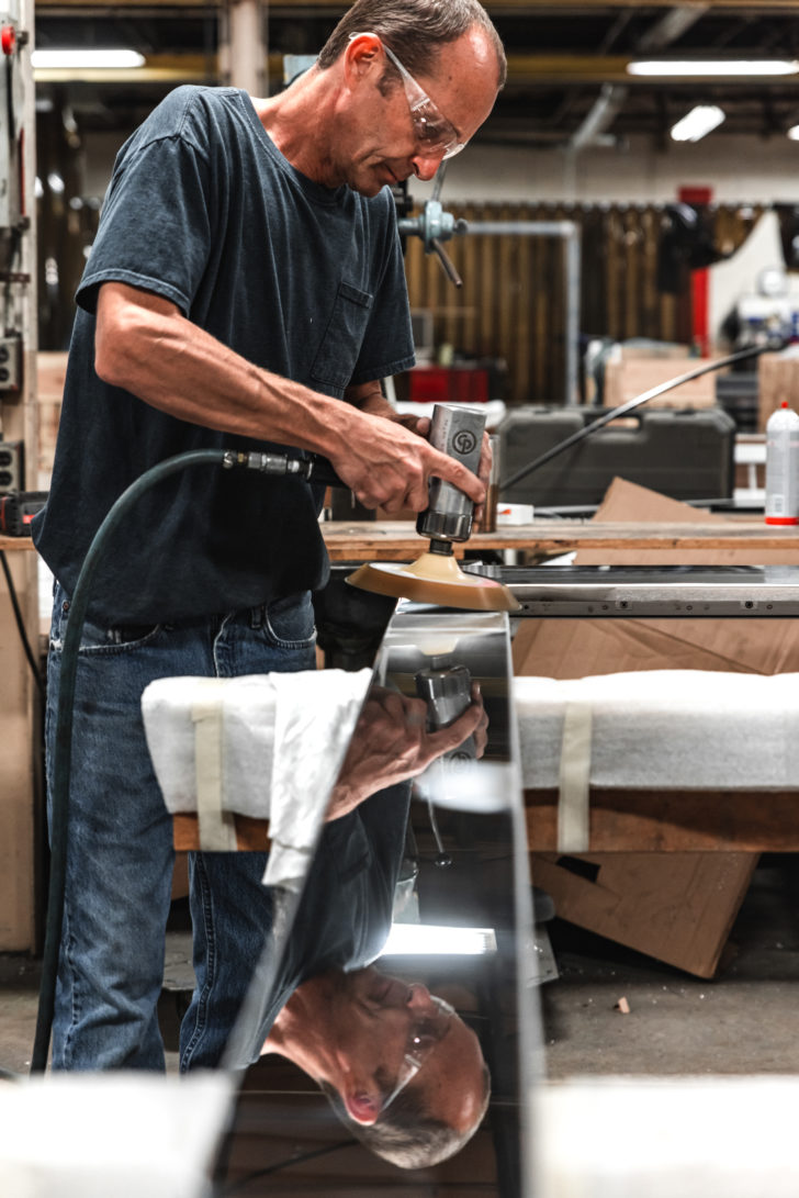 Stainless Steel Mirrored Finish Application by DAWSON Stainless Steel Mirrored Finish Application by DAWSON