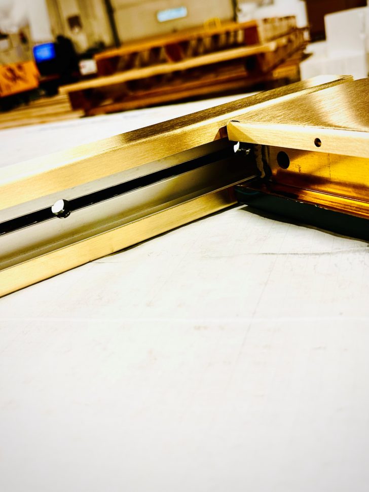 Brass Cladded Thermally Broken Door Construction. DAWSON Transcend Entrances