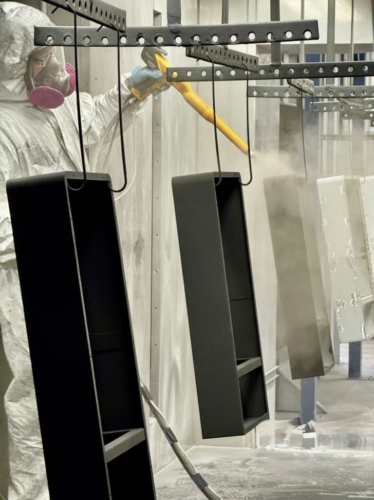 Black Powder Coating Paint Line DAWSON Black Powder Coating Paint Line at SprayTech Finishing