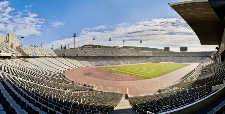 Empty stadium